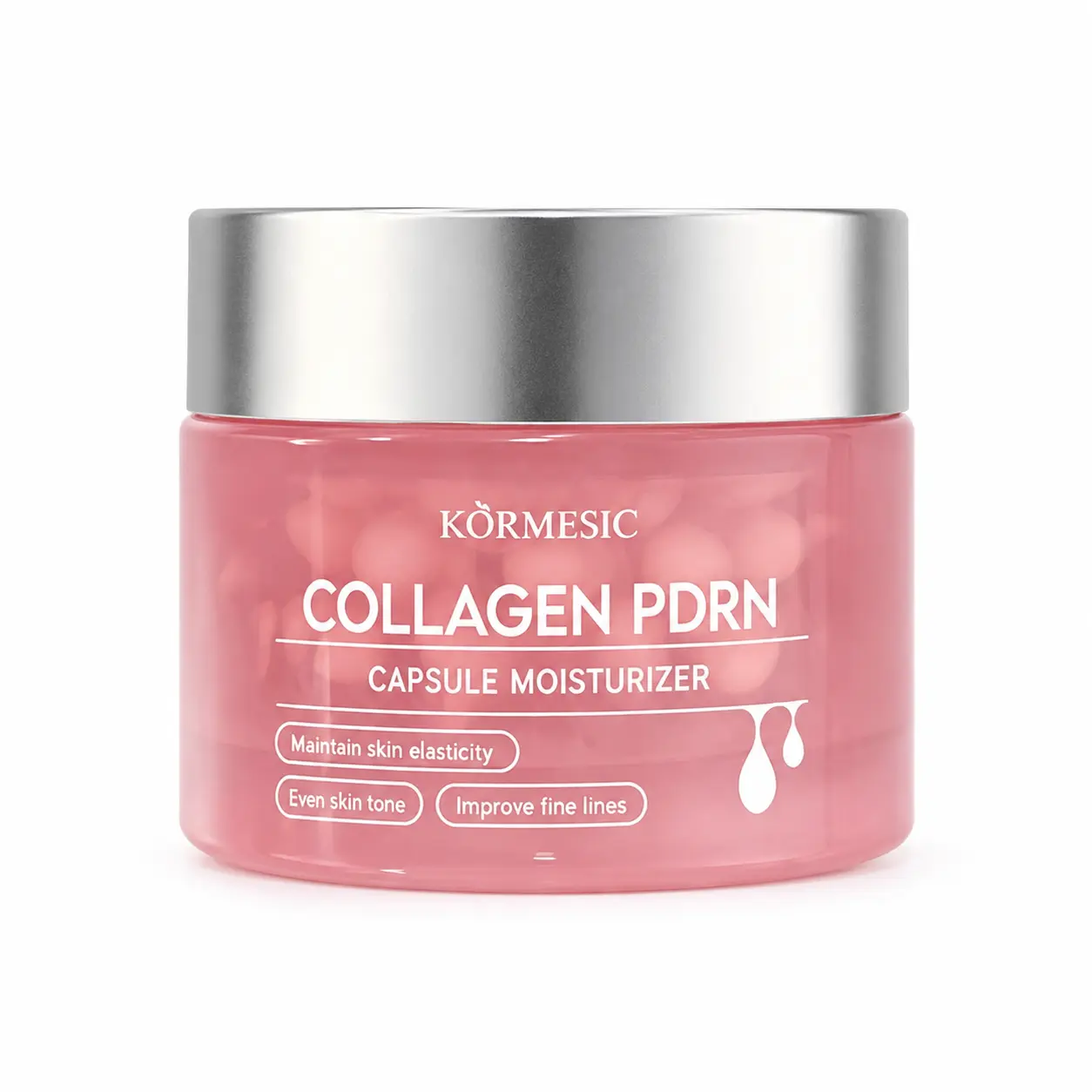 PDRN Collagen Neck Wrinkle Cream | Firming, Contour Care for the Look of Fine Lines, Jawline, Neck, Shoulder | Massage Cream  Korean Lightweight Face & Neck Cream with Sodium DNA, Hydrolyzed Collagen, Niacinamide & Hyaluronic Acid Moisturizers