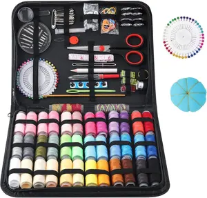 Sewing Machine Kit for Hand Held Sewing Machine, 183 count  and Thread Kit with Basic Sewing Supplies and Accessories for Travel Small Fixes,  Repairs, Beginners, Starter