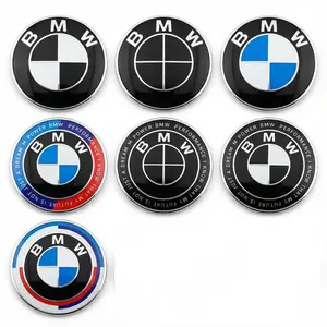 4pcs 56mm 68mm Blue Logo Car Wheel Center Caps Hub Cover Badge For BMW E30 E87 E81 E82 F30 F31 F32 F33 F35 F36 G21 G28 G31 G38