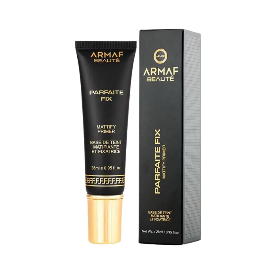 Armaf Beauté Parfait Fix Mattify Primer, Long-Lasting Shine Control Gel for Smooth, Lightweight Makeup Prep with a Matte Finish, 0.95 fl oz, Cosmetic, Matte Makeup Finish, All Day Primer, Box, Smoothing, Glycerin, Silica, Tube, Adults, Longer Wear, Matte