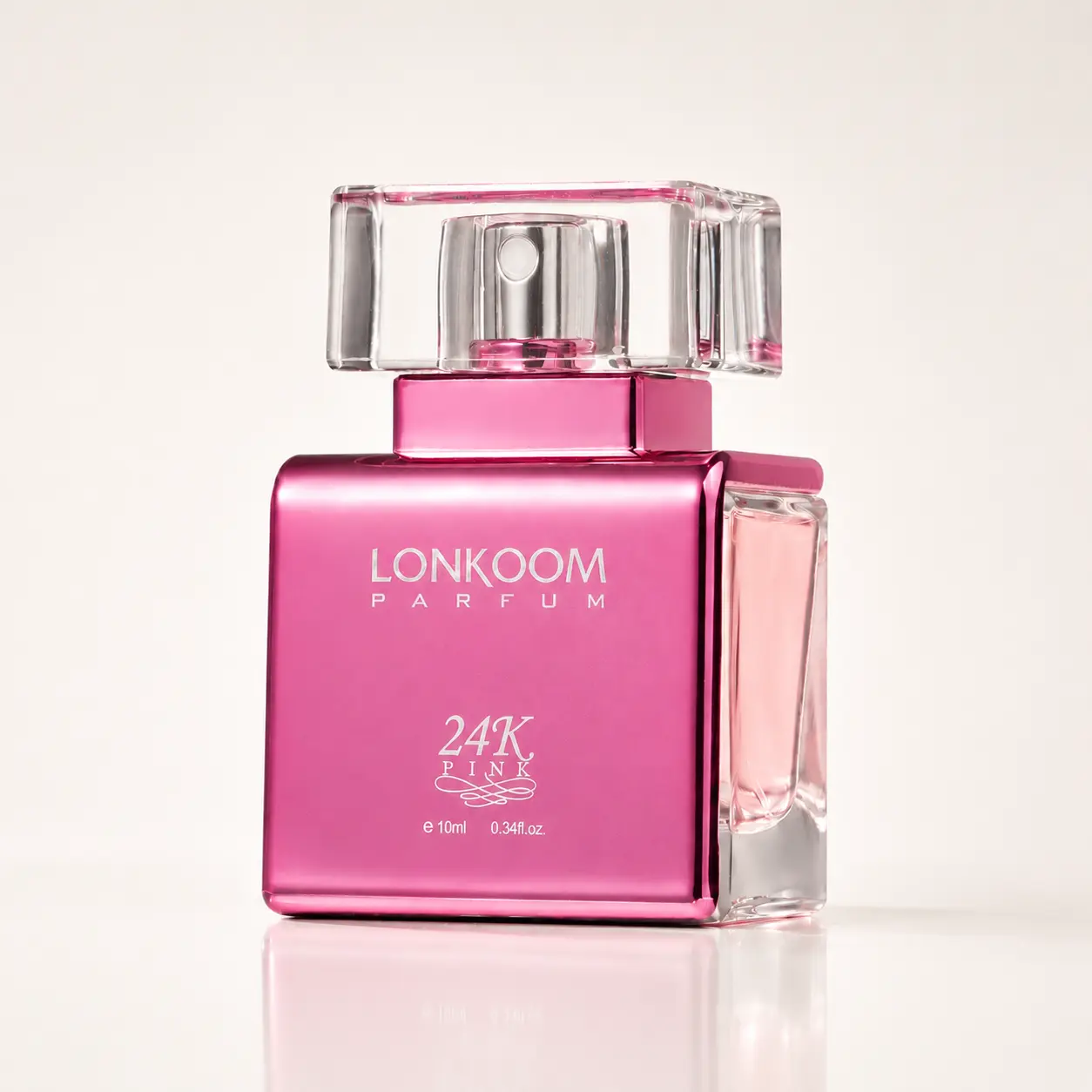 24K Pretty Pink Perfume for Women, 10mL | Sweet Peach, Apple & Orange Blossom Fruity Perfume