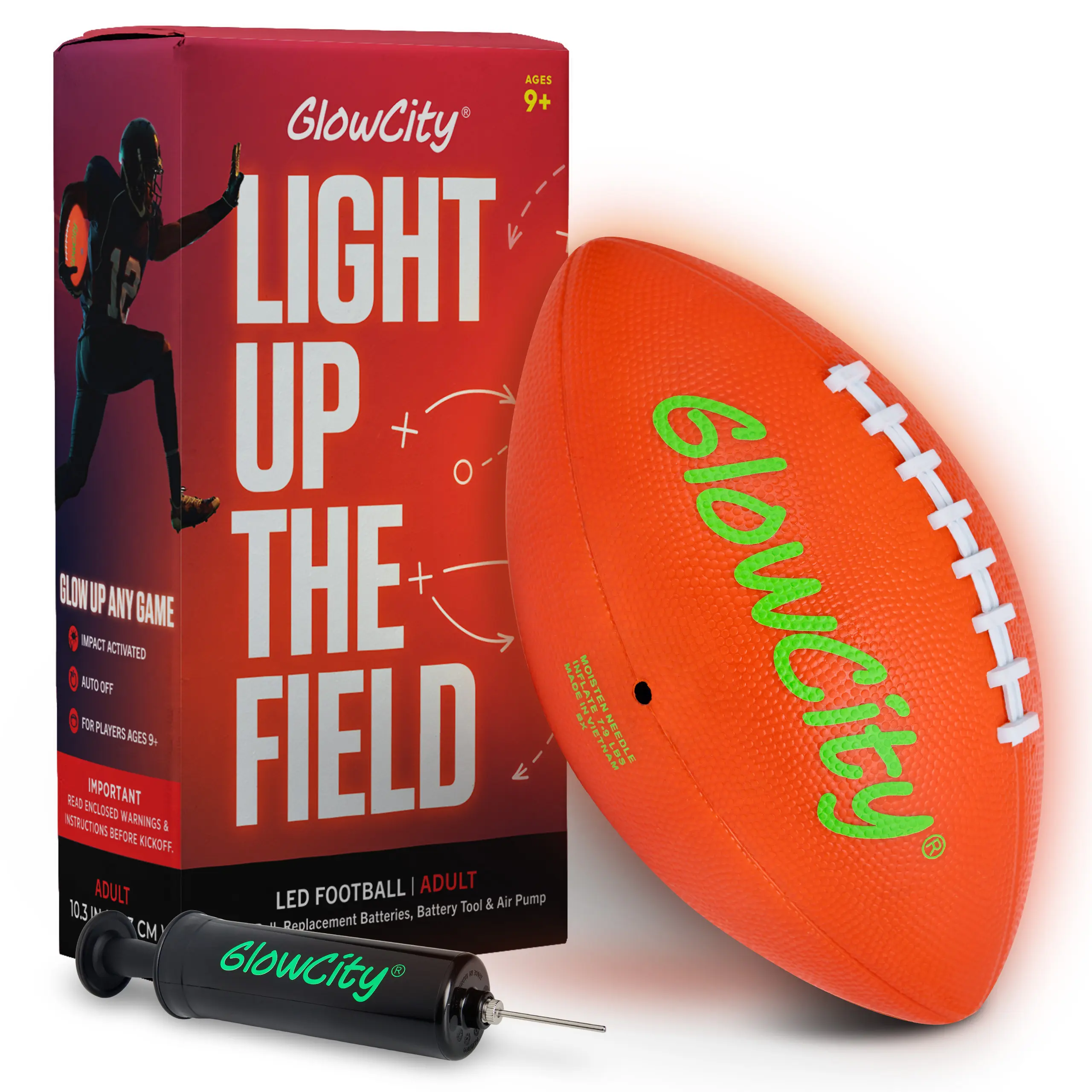 Glow in the Dark Light Up LED Football