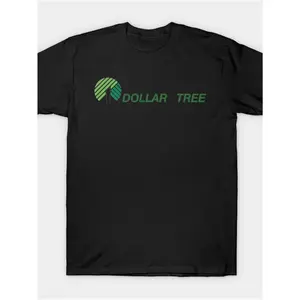 Men's Dollar Tree Graphic T-Shirt Black Relaxed Fit Short Sleeve 180gsm Casual Tee with Geometric Design, Machine Washable & All-Season Comfort, Easy Maintenance Clothing Simple Style Shirt Medium Elasticity Fabric