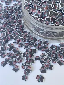 spaghetti face clay | POLYMER CLAY SLICES NON EDIBLE