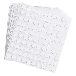 1000pcs Double-Sided Adhesive Dots Transparent Waterproof Tape Stickers for Crafts DIY Home Decor Strong Adhesion Residue-Free 0.39 Inches Diameter