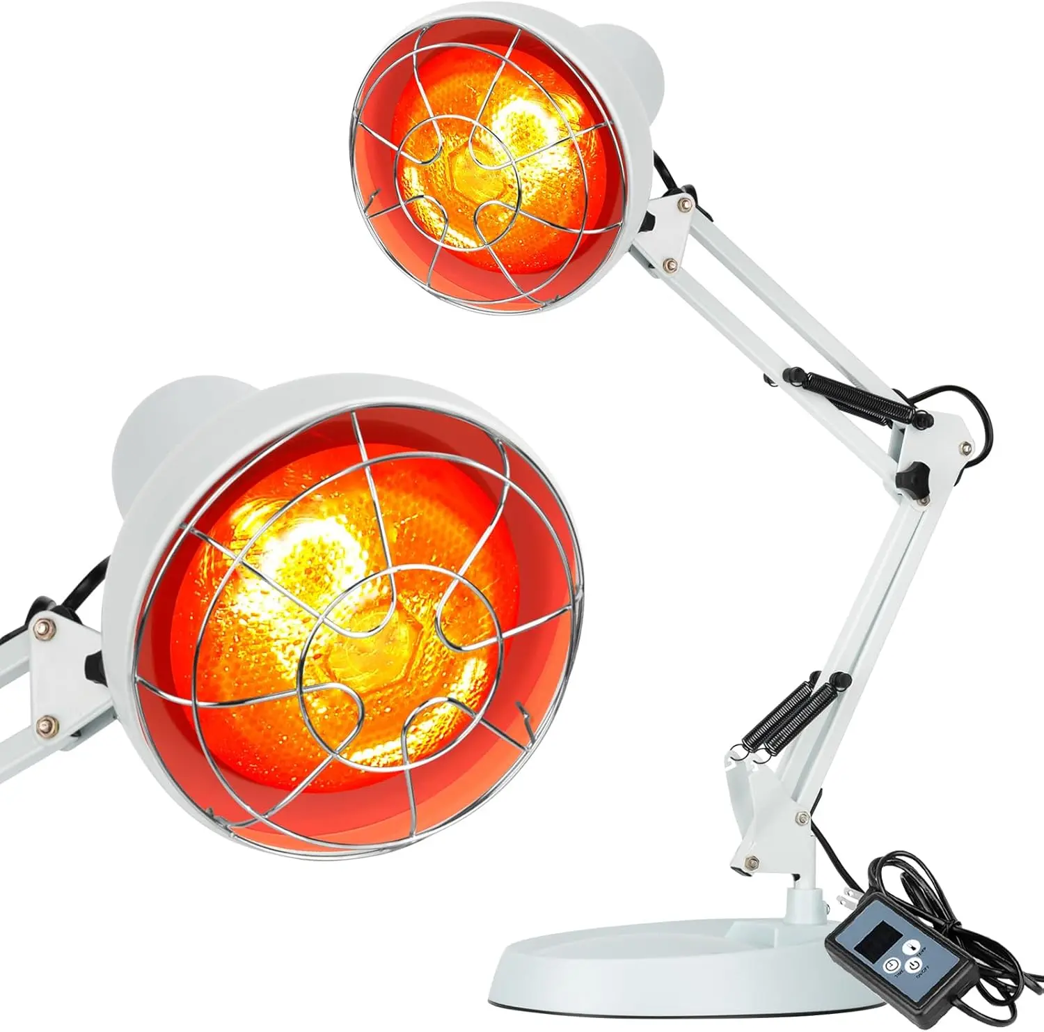 SERFORY Infrared Red Light Therapy Lamp - Targeted Heat for Neck/Shoulder & Back Pain Relief, Natural Reduces Pain, Portable Personal Care Device for Yoga & Fitness, Natural Pain Relief