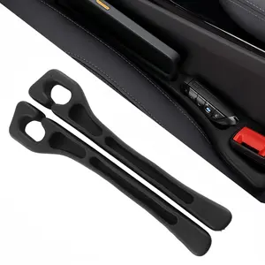 Car Seat Gap Filler Set of 2, Soft Foam Multifunctional Seat Side Gap Filler with Organizer & Hook Function, 3in1 Gap Stopper Universal Fit Car SUV Truck Fill The Gap Between Seat & Console car  phone  holders Universal Crystal Bling Car Coasters