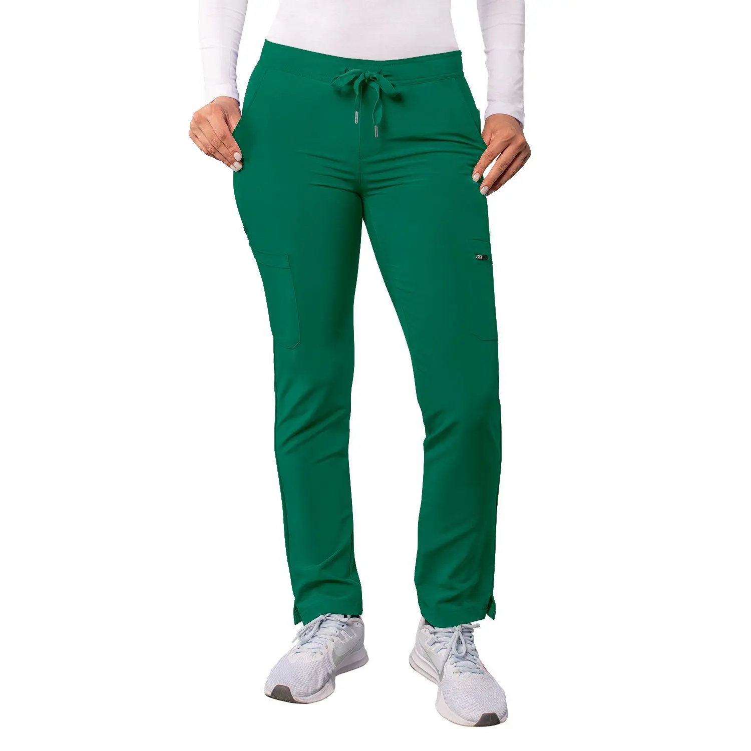 Addition Women's Skinny Leg Cargo Pant  by Adar (Petite) XXS-3XL /  HUNTER GREEN
