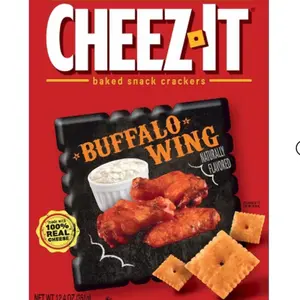 Cheez It Baked Crackers Buffalo Wing Flavored 1 Box 351 G