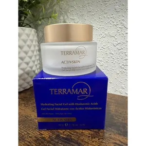 Terramar Activskin Hydrating Facial Gel with Five Types of Hyaluronic for Deep Moisturization and Smooth Skin 50g