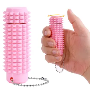 Pain Stim Fidget, Pocket Mini Fidget Toy for ADHD,SH,3D Printed Venting Key Pendant, Spiky Grippie Stim Keychain for Anxiety Relief, Positive, Spin Adults and Teens (Ages 9+) CPC Approved Spiky Sensory Toys， Novelty Gifts for Friends