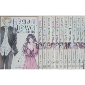 The Fragrant Flower Blooms With Dignity Vol. 1-12 Complete Manga Set English