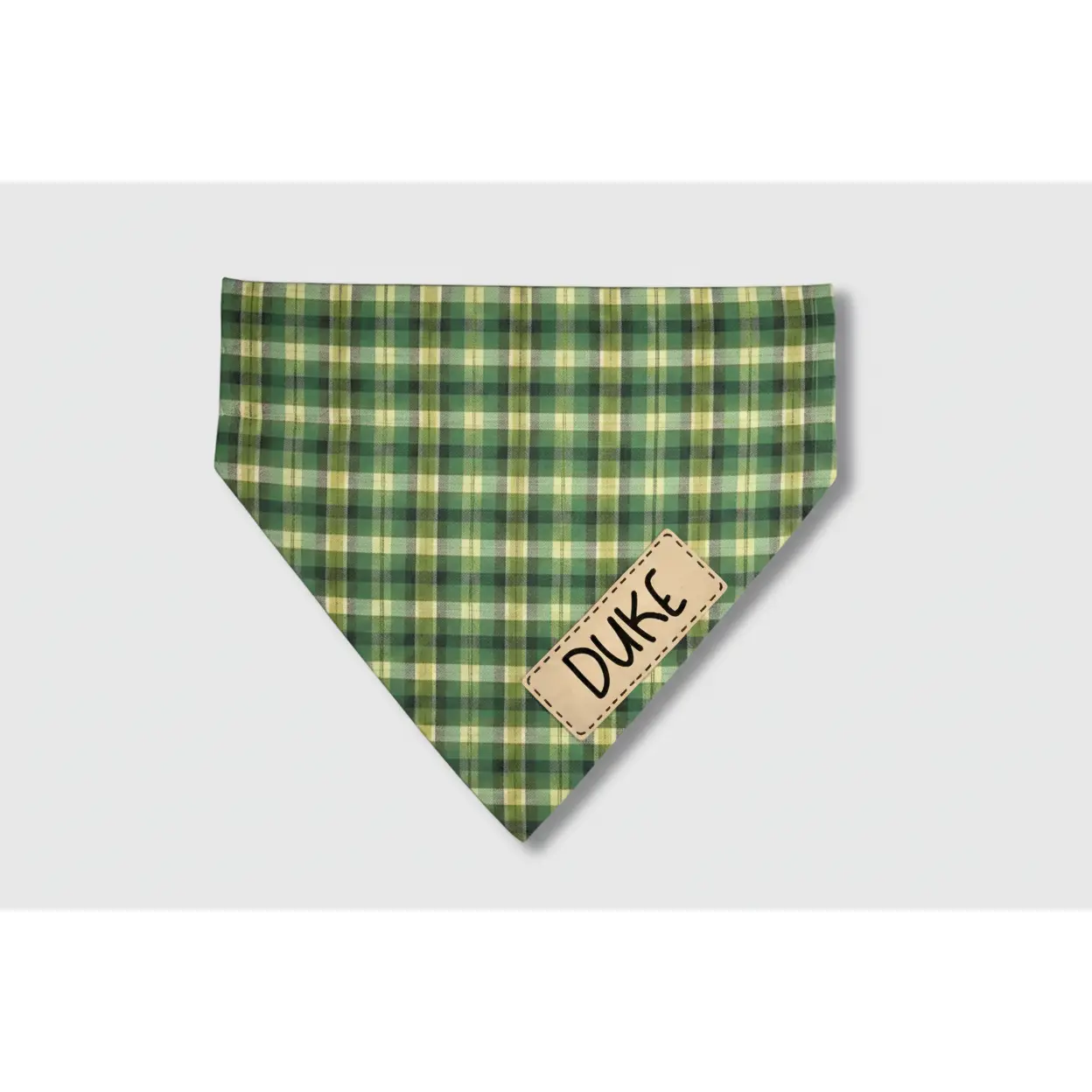 Personalized Dog Bandanas - Plaid Theme Designs