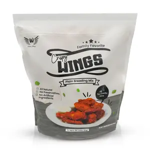 Chicken Fry Mix - 100% Natural Crispy Wing Mix - Not For Oven Baking - Makes Approx 288 Wings- 52.8Oz