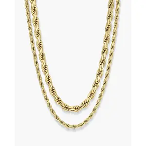JAXXON - Rope Chain Stack - Gold - Box Clasp