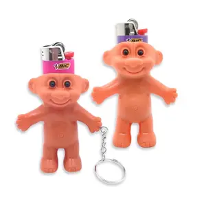 Troll Doll Lighter Cover - Vintage Silicone Lighter Cover, Not Included, pick your outfit torch lighters FS