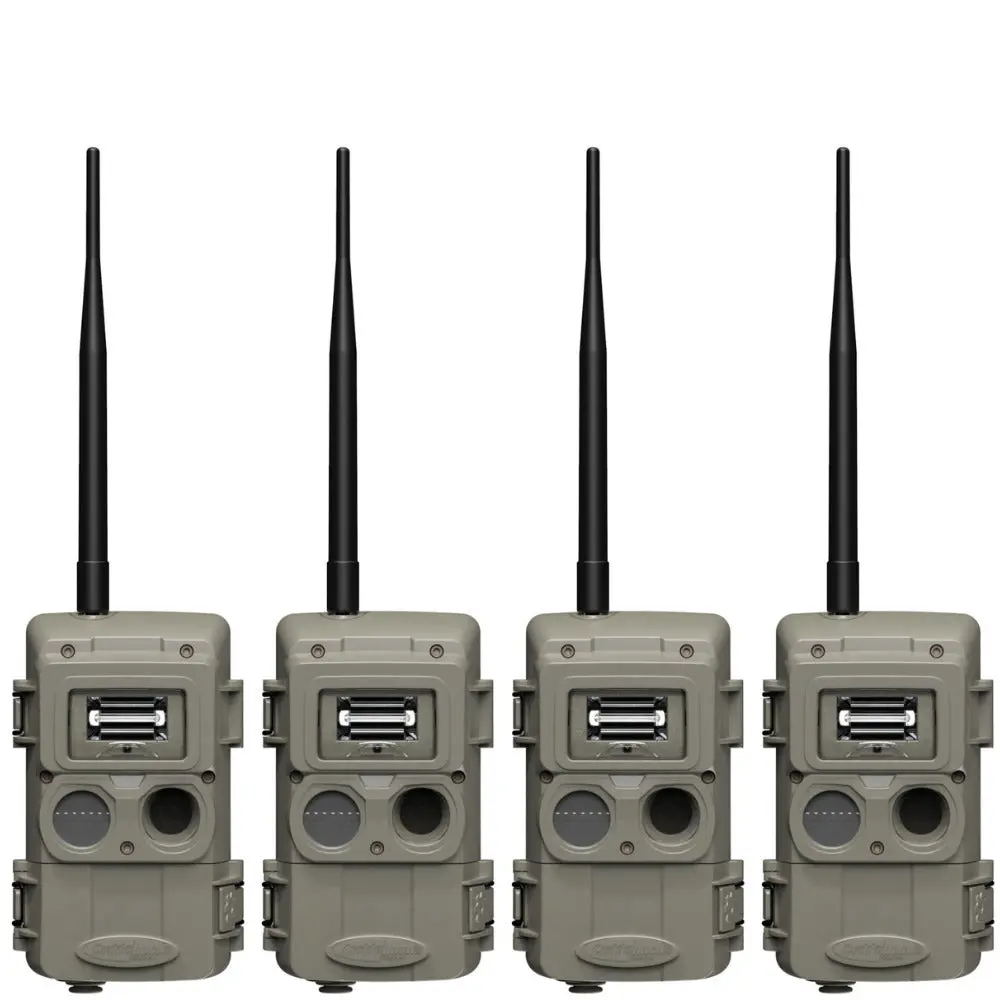 Cuddeback CuddeLink LL-1A Wireless Strobe Trail Hunting Camera (4-Pack) with Wireless Sync Function, Compact Pack