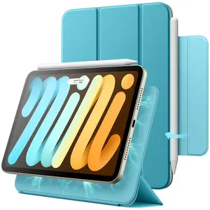 JETech Magnetic Case for iPad mini (A17 Pro, 2024 Model, 7th Generation) / mini 6 (2021 Model, 6th Generation), Magnetic Attachment, Slim Smart Tablet Cover with Auto Wake/Sleep