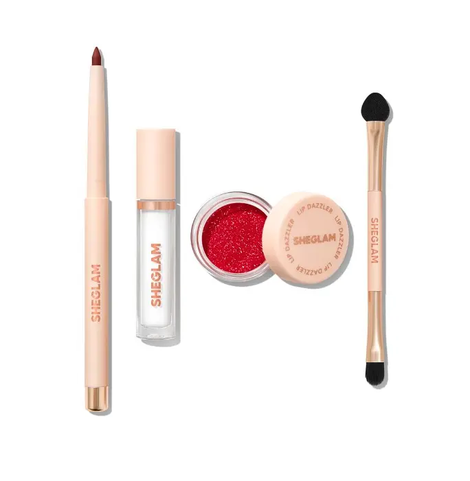 Lip Dazzler Glitter Kit Long-Lasting Glitter Lip Gloss Sexy Super Stay Non-Sticky Shiny Liquid Kit Lipstick Y2K-Curtain Call