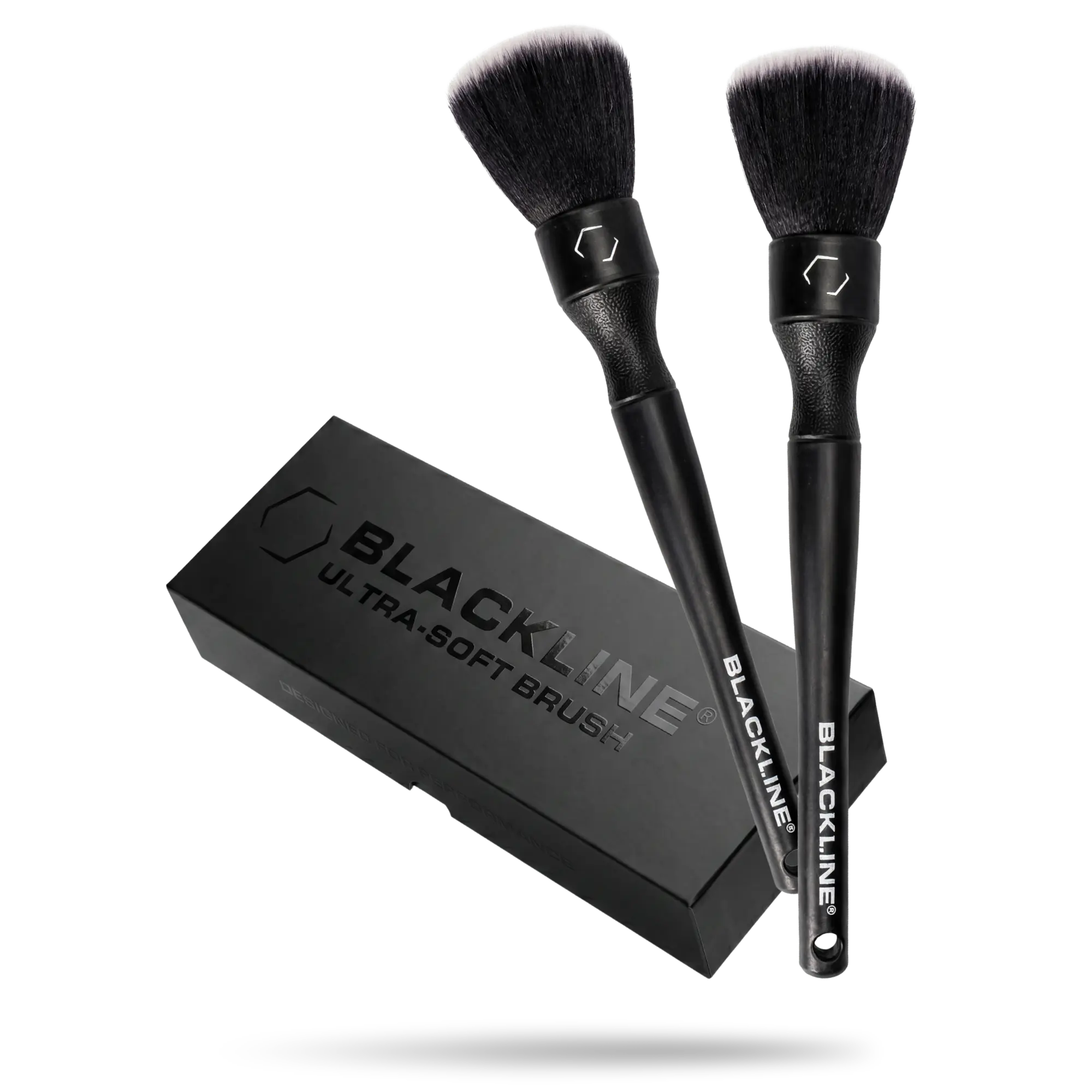 BLACKLINE Ultra-Soft Brush Set - Car Detailing Products for Scratch-Free Interior, Dashboard, Piano Black Surface Cleaning, Interior Detailing Sponges, Cloths & Brushes, Auto Accessories