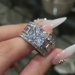 Aossio Luxury Wide Band Ring, Wear as Cocktail, Engagement, or Everyday Glamour.Perfect for Luxury Lovers & Special Occasions