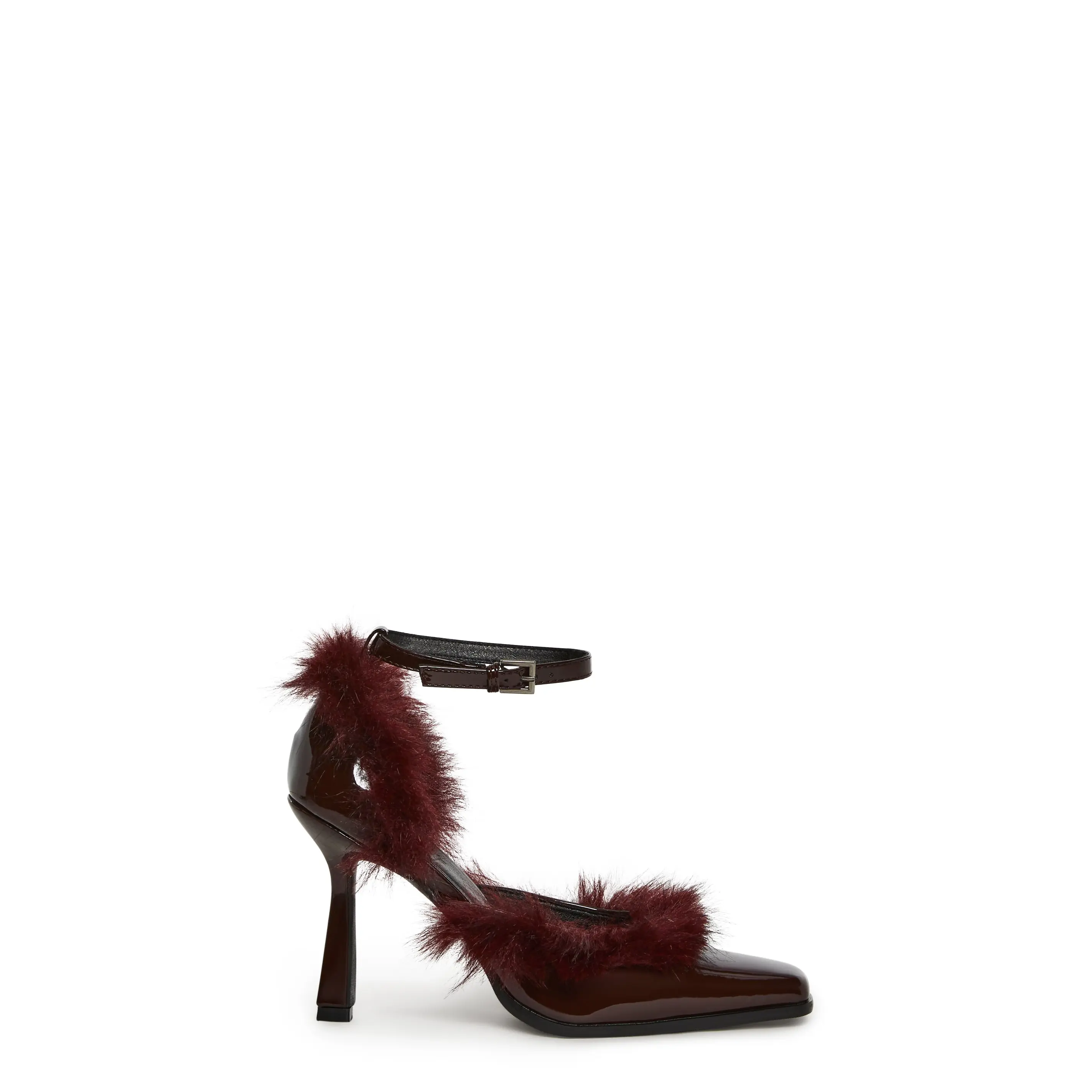 Chic Vanity Faux Fur Pointed Heels