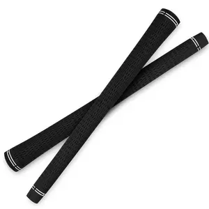 C63 Classic Cross-Pattern Golf Standard Grip for Men, No Alignment Necessary, Easy Install Rubber Design, Standard（Black）