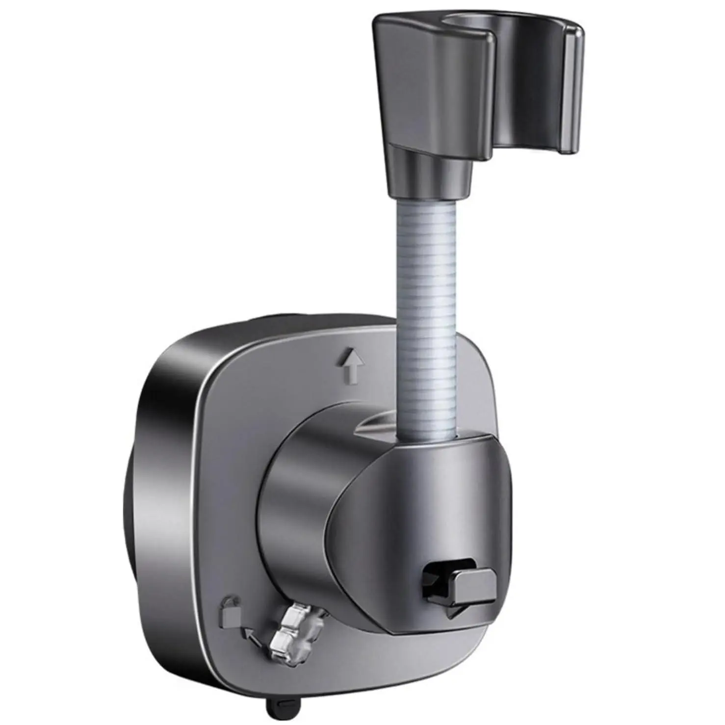 Suction Cup Shower Head Holder, 360° Rotatable Adjustable Shower Head Holder, Universal Shower Head Bracket, Bathroom Accessories