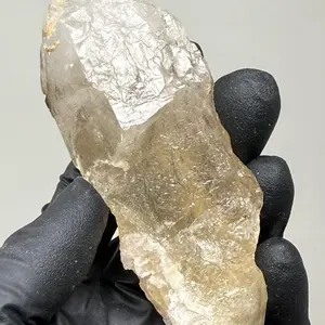 3.75” Rare Natural Alligator Citrine Specimen - Elestial Citrine & Smoky Quartz