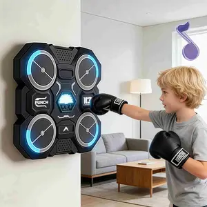 Smart Boxing Machine for Kids Aged 3+, Parent-Child Interactive Fitness Toy, Easy Installation, Home Stress Relief, Includes Punch Mitts