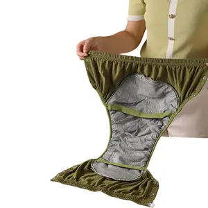 Waterproof Cotton Diapers for Elderly, Washable Incontinence Pants, Reusable Adult Pull-Ups, Care for Paralyzed Seniors, Leak-Proof