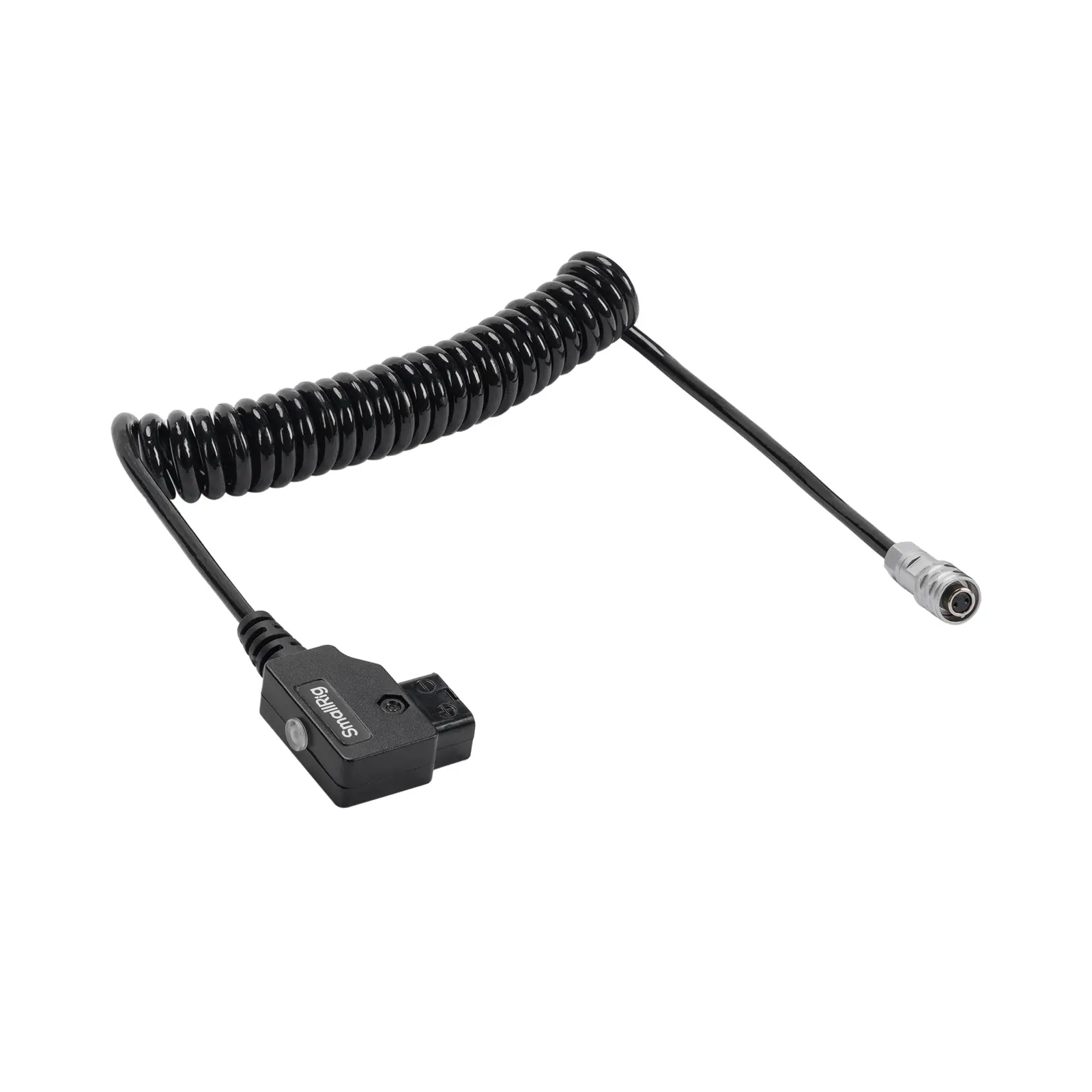 SmallRig D-TAP to BMPCC 4K/6K Coiled Power Cable Suitable for Blackmagic Pocket Cinema Camera 4K / 6K for V Mount Gold Mount Battery, Weipu SF6 2 Pin Female to P Tap, 15 inch - 47 inch Length - 4761