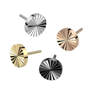 20G/18G/16G Round Cut Threadless Flat Back Studs • Nose Stud • Flat Back Labret • Tragus Stud • Flat Back Nose Stud • Helix Stud • Cartilage Stud • Threadless Nose Stud • Round Stud • Implant Grade Titanium • Silver Flat Black Stud