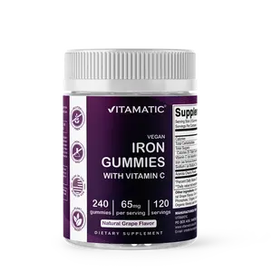 Vitamatic Iron 65 mg Gummies - 240 Gummies Healthcare Vitamin