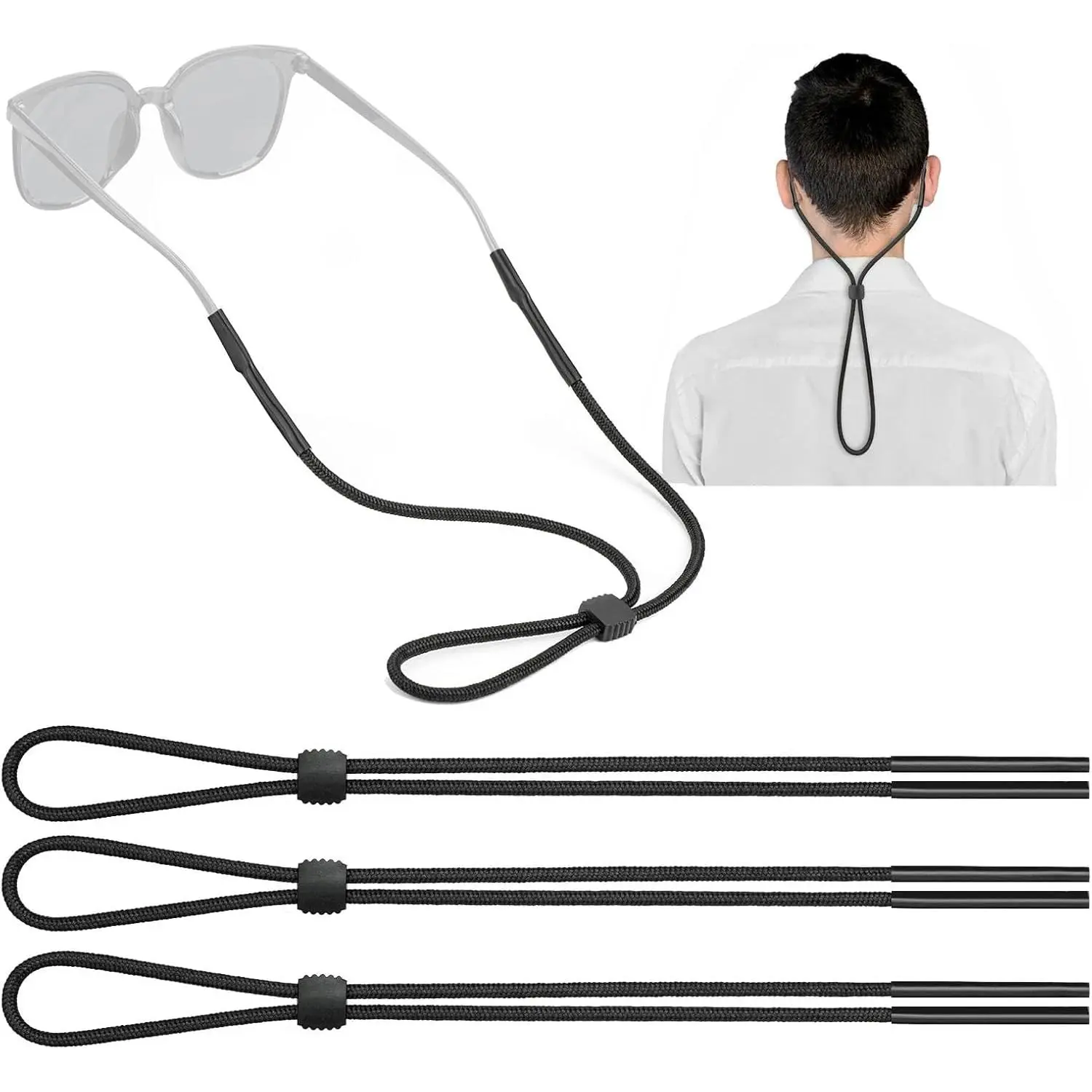 Sports Glasses holder Strap(3 PCS) - Sunglasses strap for Men Women