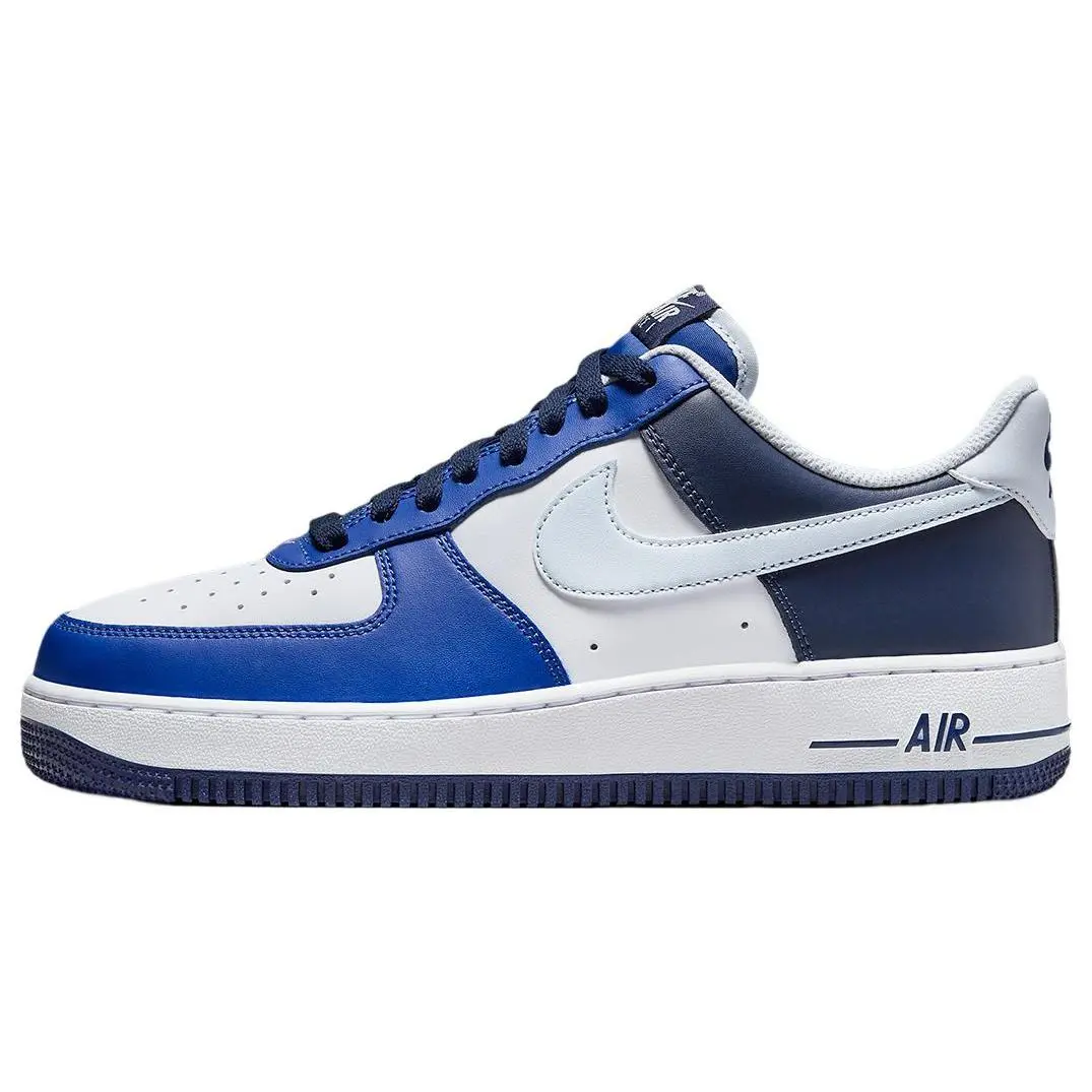 Nike Air Force 1 '07 LV8 'Game Royal Navy' High Top Sneakers, Navy Upper, Retro-Inspired Design, Casual Wear, True Size, US M 10 Included (US Sizes 6-12), Ideal for Sneakerheads