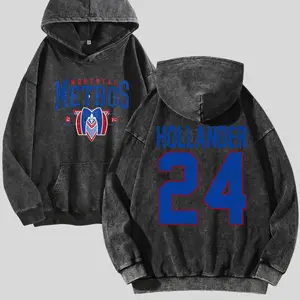 24x81 Heated Rivalry Romance Washed Hoodie, Hollanov Numbers Y2K Streetwear Hoodie