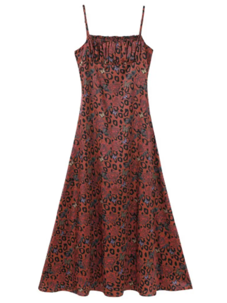 Cora Rose & Thorn Empire Waist Maxi Dress
