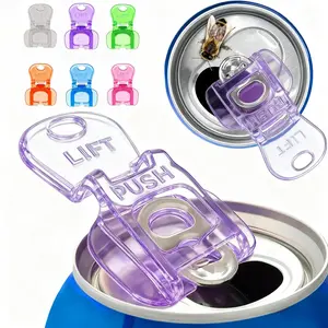Keep Bugs Out of Your Drink — Clear Crystal Soda Can Covers 6/12/24 Pack, Reusable Beer Can Protector Lid Drink Protectors for 202 Cans, Food-Grade Tab Cap Blocks Bees Dust for Outdoor BBQ Pool Party Camping