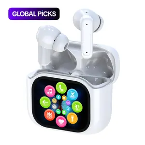 HITOZON Wireless Waterproof Sports Earphone, In-ear Design Earbuds with Touch Screen Charging Case, True Wireless Earbuds, Stereo Wireless Earbuds with Noise Reduction for Smartphone, Computer, Laptop #GLOBAL PICKS