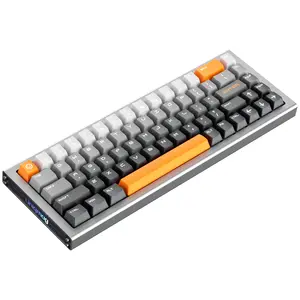 Uniqmag UQ68 High Precision Magnetic Switch Springless RGB Gaming Keyboard for PC, MAC - Orange