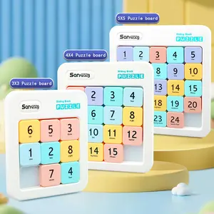 Digital Magnetic Slider Puzzle for Kids,brain teaser game，educational math manipulatives， Montessori Math Learning Toys for Toddlers, Suitable for developing logical thinking from three years old, the perfect birthday gift
