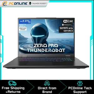 Thunderobot Zero 18 RTX 5070Ti Gaming Laptop, 18" QHD+ 240Hz Hummingbird Display, Intel Core Ultra 9 275HX, NVIDIA GeForce RTX 5070Ti, 32GB DDR5, 1TB SSD, Per-Key RGB, FHD IR Camera, Wi-Fi 6E, Win 11 Home