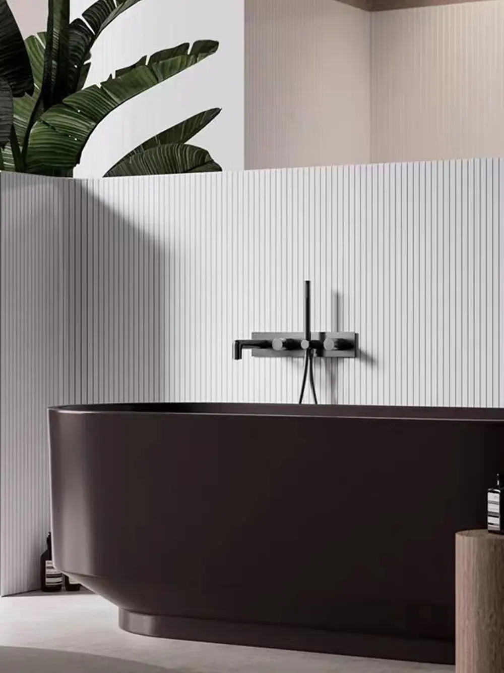 All-Copper Modern Embedded Concealed Multi-Functional Hot/Cold Water Shower Faucet for Households, Embedded Type Bathroom Fixture