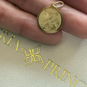 14k Medalla Mi Bautizo Espíritu Santo