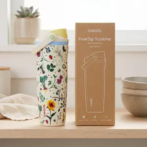The Owala FreeSip 30oz limited edition water bottle with floral and water droplet design is the perfect gift for Mother's Day.