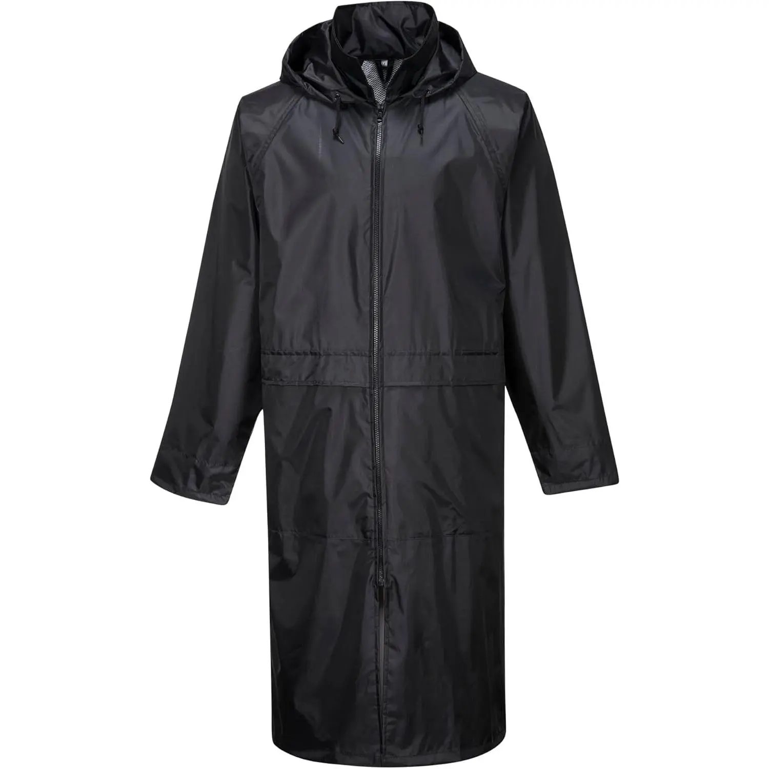 Classic Rain Coat Adult Waterproof Long Protection Hooded Work Wear Trench