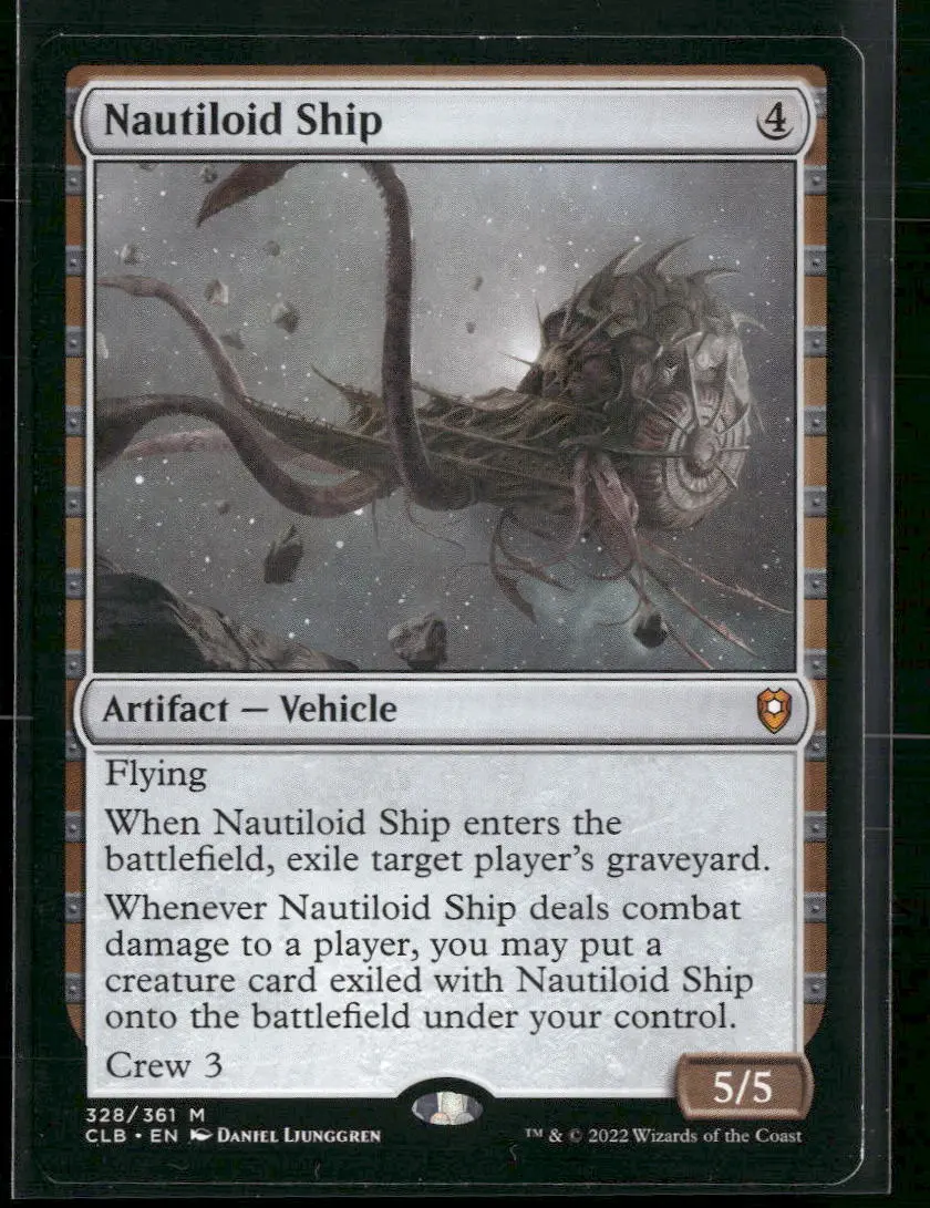 Commander Legends: Battle for Baldur's Gate Nautiloid Ship #328