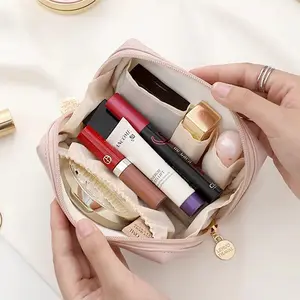 Lipstick Makeup Bag, Mini Small, Compartmentalized, Portable, Women's Organizer, Bag Insert, Compact Storage Pouch