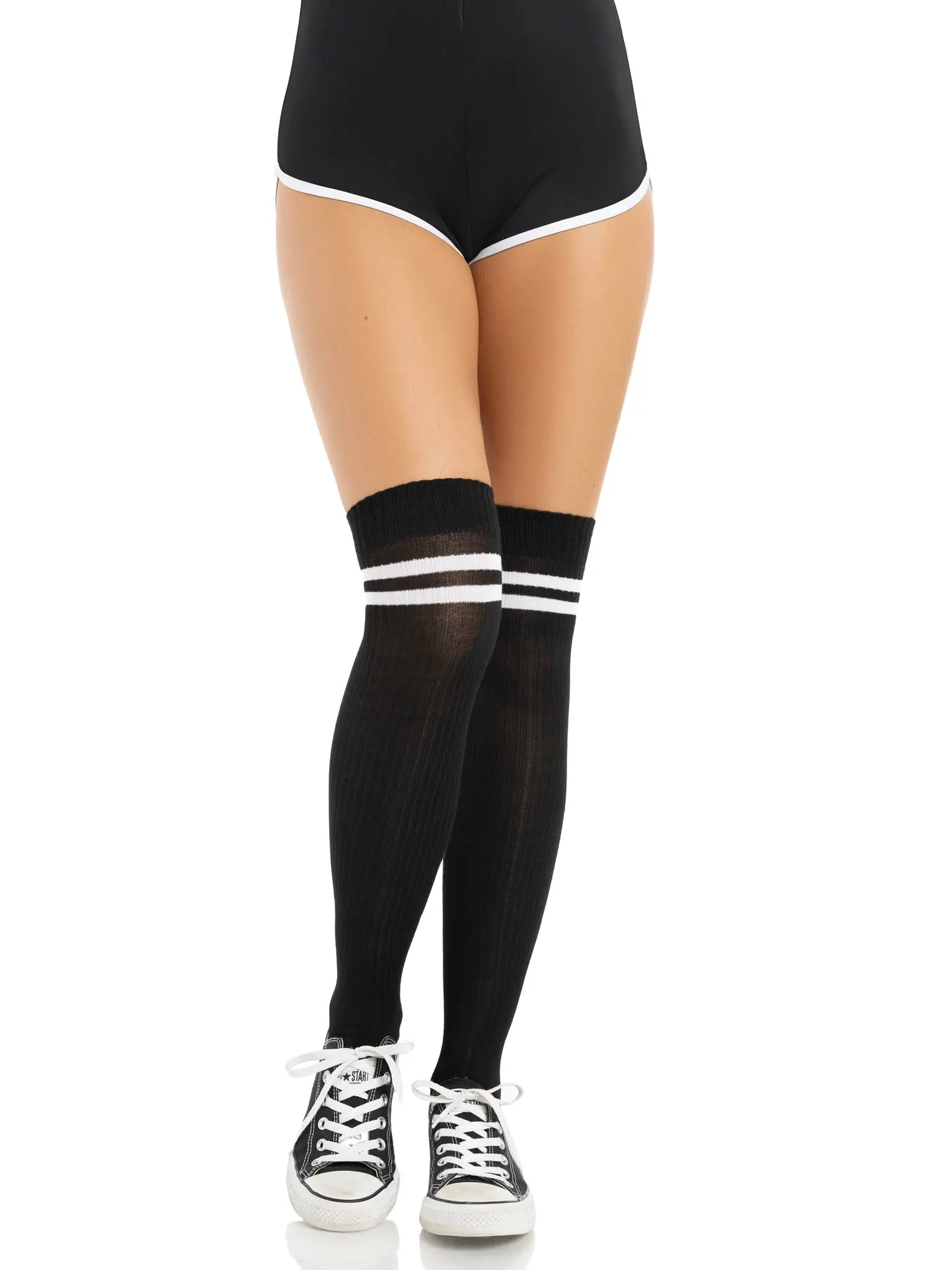 Athletic Stockings, Comfy Over the Knee Socks, A Perfect Hosiery Alternative with Reinforced Toe for Halloween & Fun Outfits, Costume, Everyday